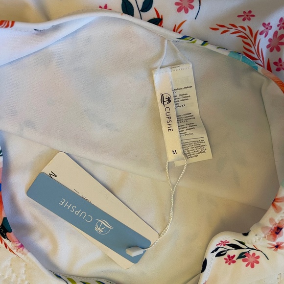 NWT Cupshe Swim Bottoms Floral size M - Picture 4 of 8
